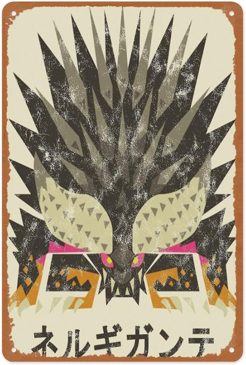 Video Gaming & Esports Usd Acc - Y1,Retro Game Metal Sign - Hunter