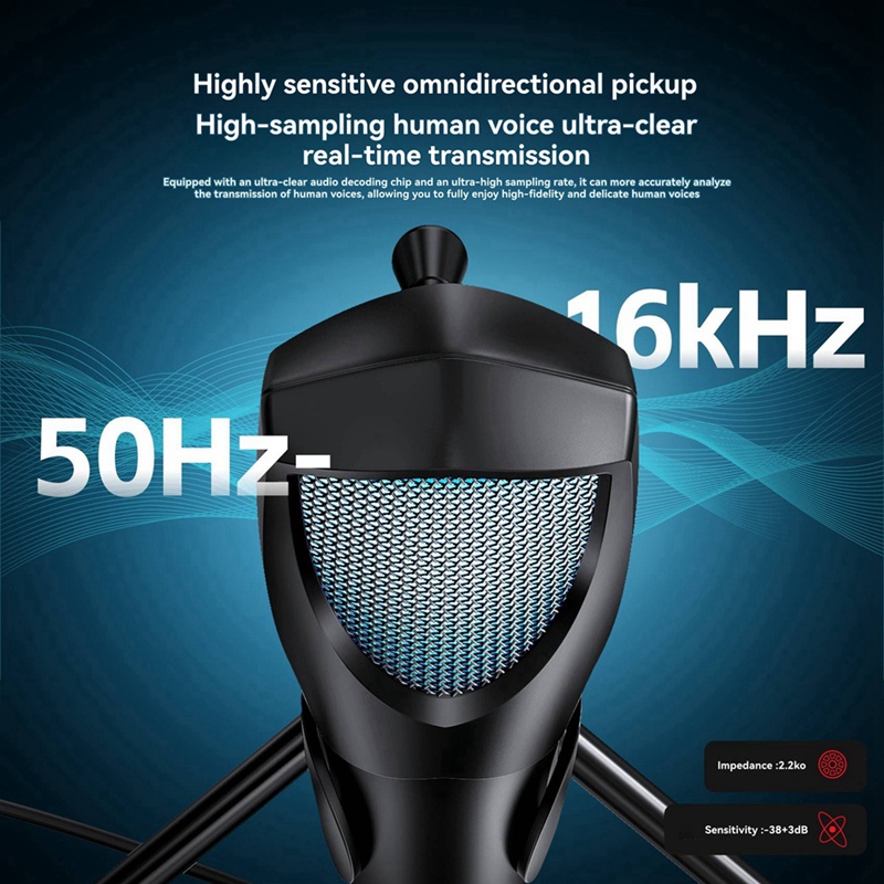 Video Gaming & Esports Usd Acc - Gaming Microphone Professional Desktop USB Condenser