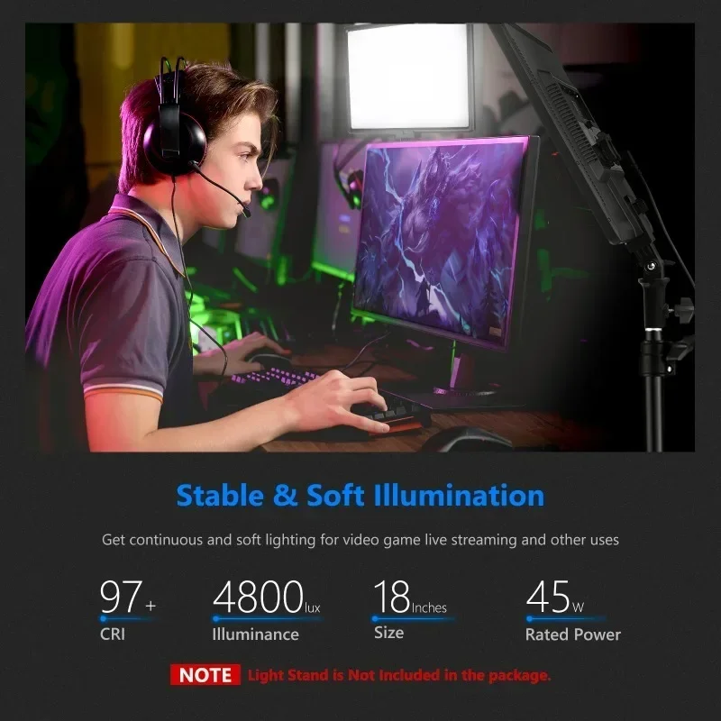 NL288 LED video light with 2.4 - Led Light Panel Stream review and price