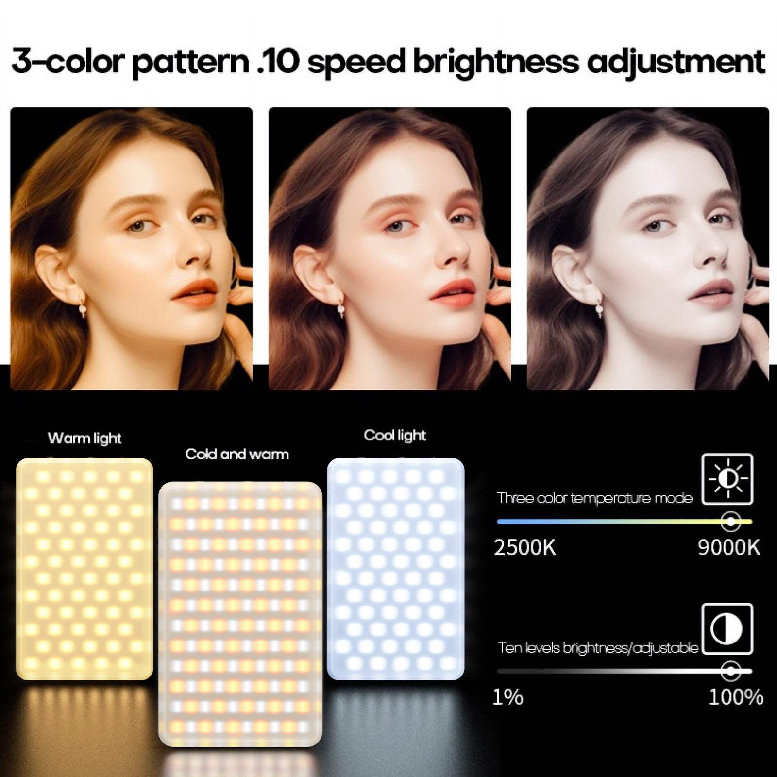 Magnetic Phone Fill Light Dual - Led Light Panel Stream review and price