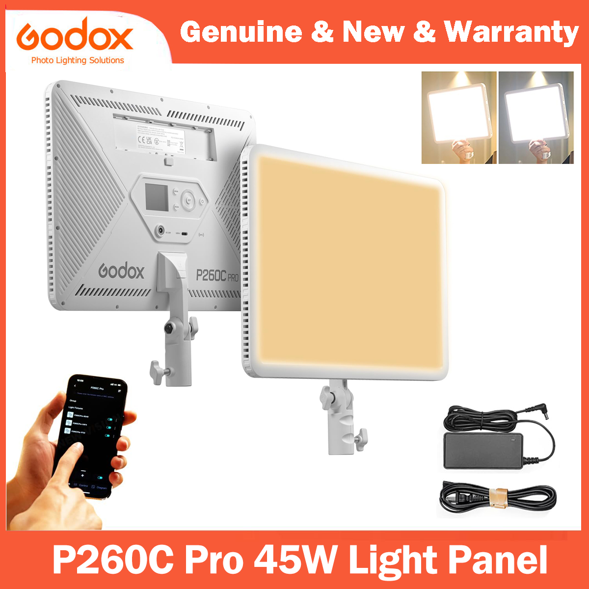 Godox P260C Pro LED Video Ligh - Led Light Panel Stream review and price
