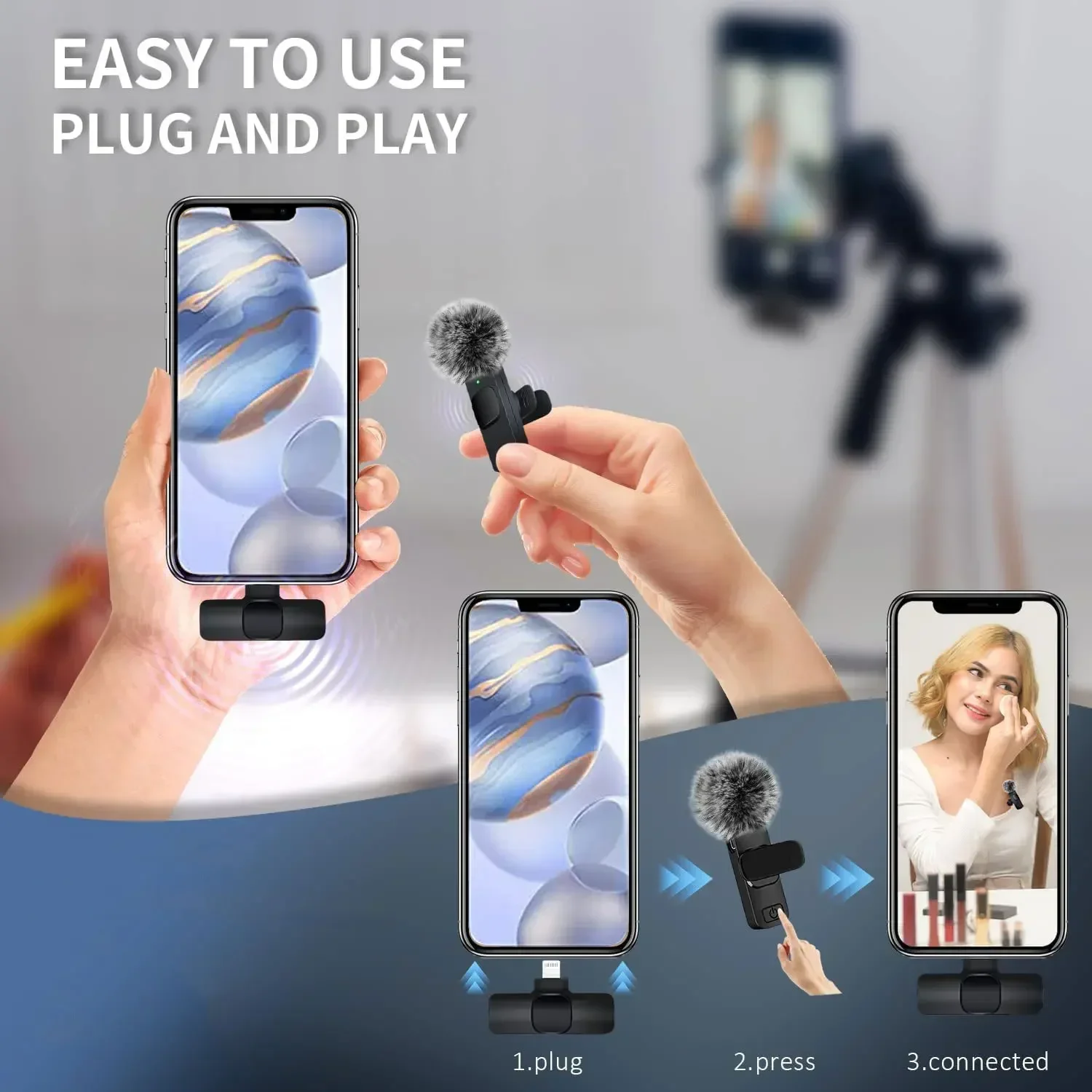 Wireless Lavalier Microphone 2 - Video Gaming & Esports Usd Acc review and price